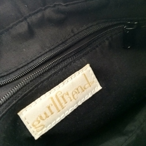 CUTE BLACK GURLFRIEND EMBROIDERED HANDBAG - Picture 6 of 6